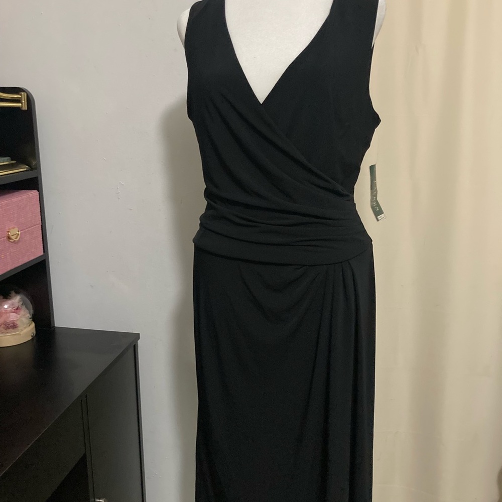 Lauren Ralph Lauren Elegant Black Maxi Dress